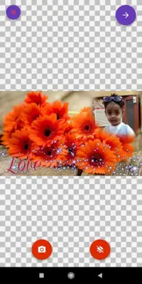 Lovely Flower Photo Frame Edit android App screenshot 1